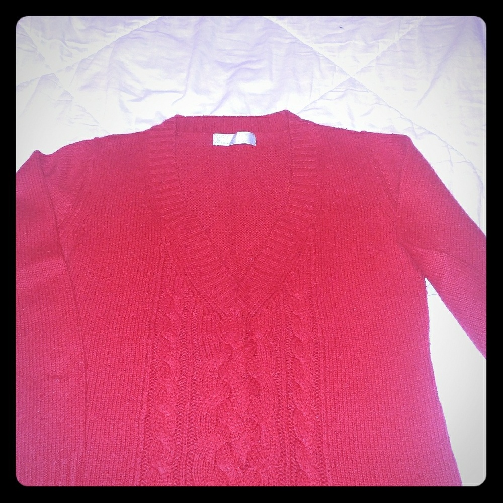 Red sweater